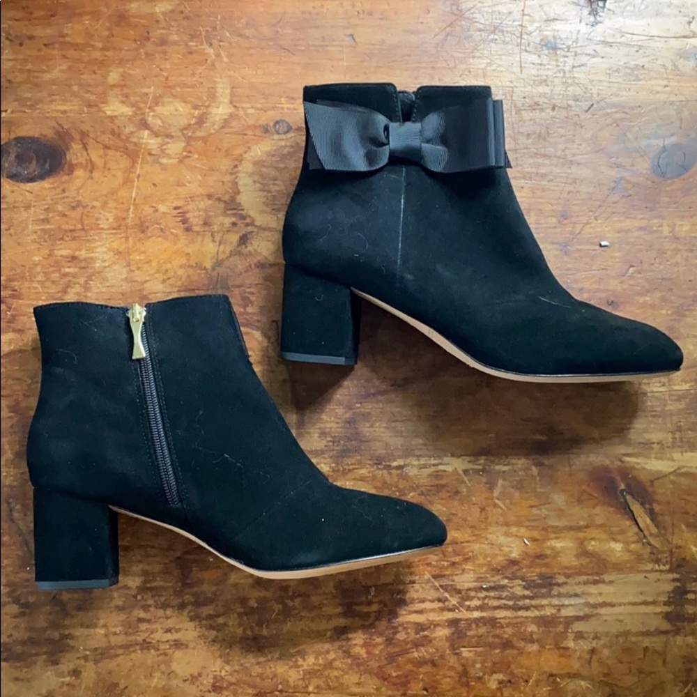Kate Spade Black Ankle Booties
